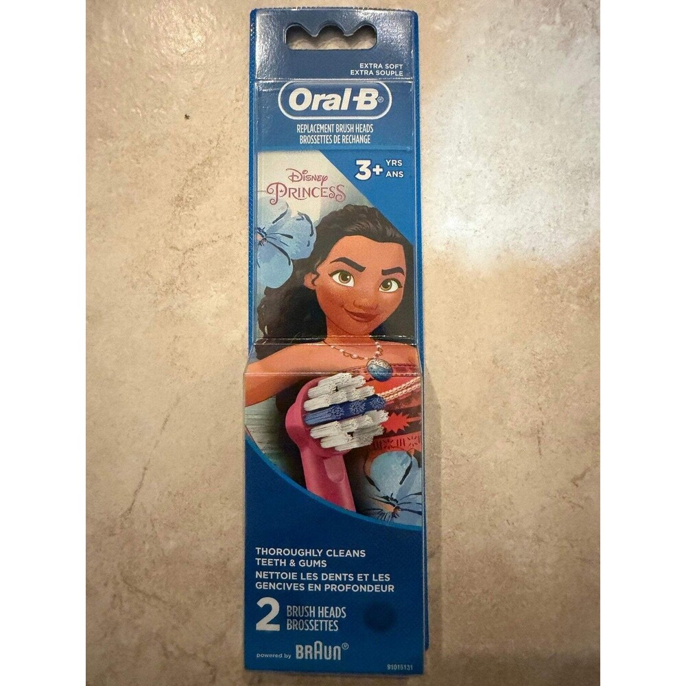 Oral-B Kids Disney Moana Replacement Brush Heads, Extra Soft